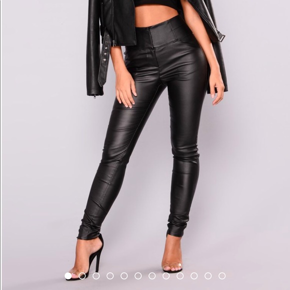 Fashion Nova Pants - Fashion Nova Faux Leather Pants